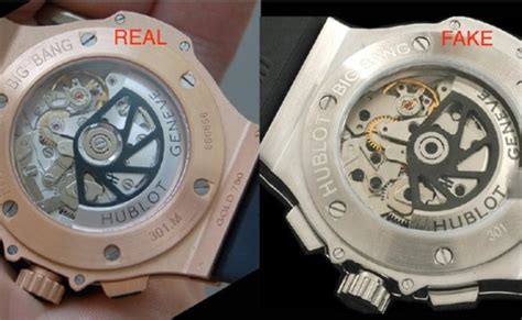 how to spot a fake vs real hublot watch|authentic watches hublot.